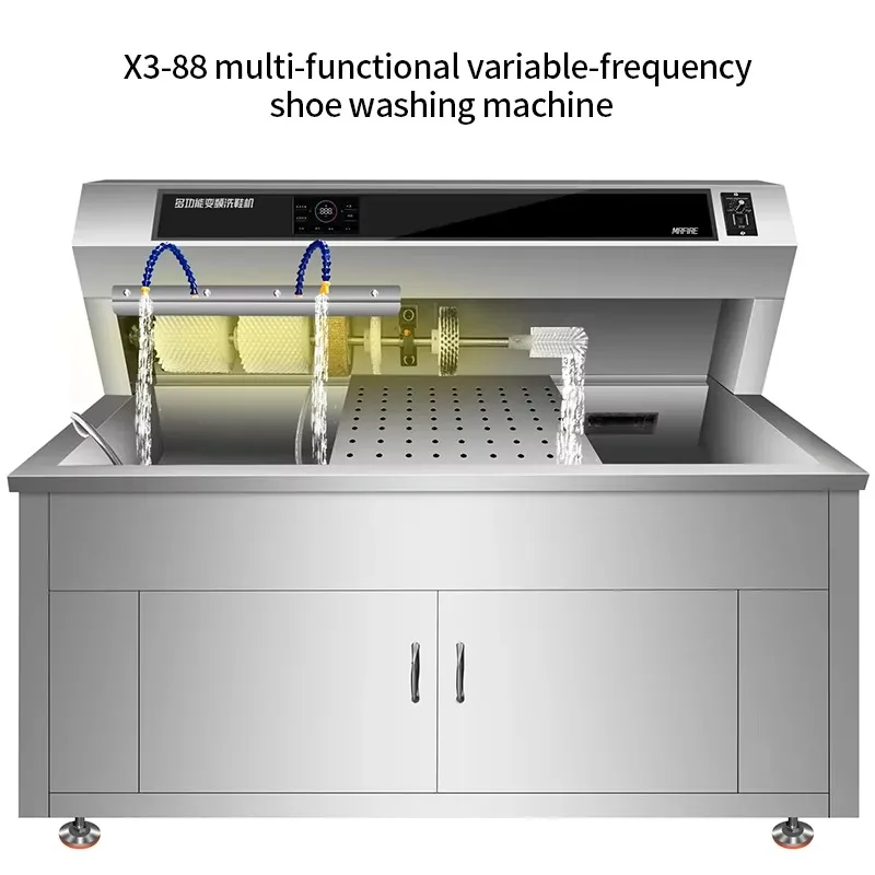 Customized 304 Stainless Steel Semi Steam Enhanced Shoe Machine with Intelligent Inverter for Washing Sports and Casual Shoes