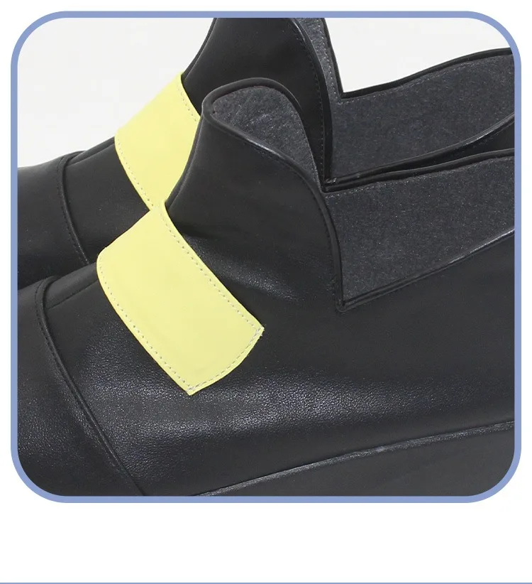 PJSK Aoyagi Toya Cosplay Schuhe PU Leder Schuhe Halloween Karneval Stiefel Anime Zubehör Cosplay Prop Nach Maß