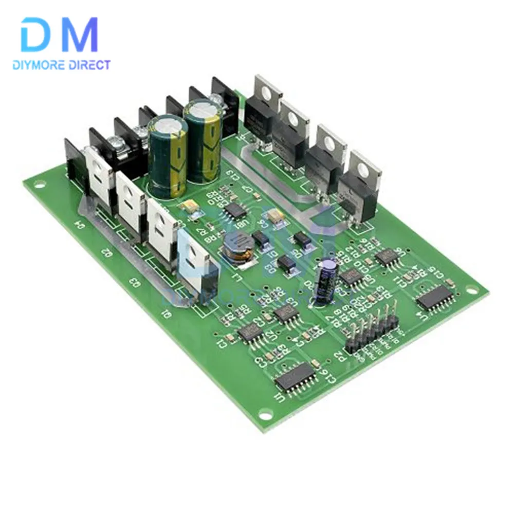 H-Bridge DC Dual Motor Driver PWM Module DC 3~36V 15A Peak 30A High Power Control Board