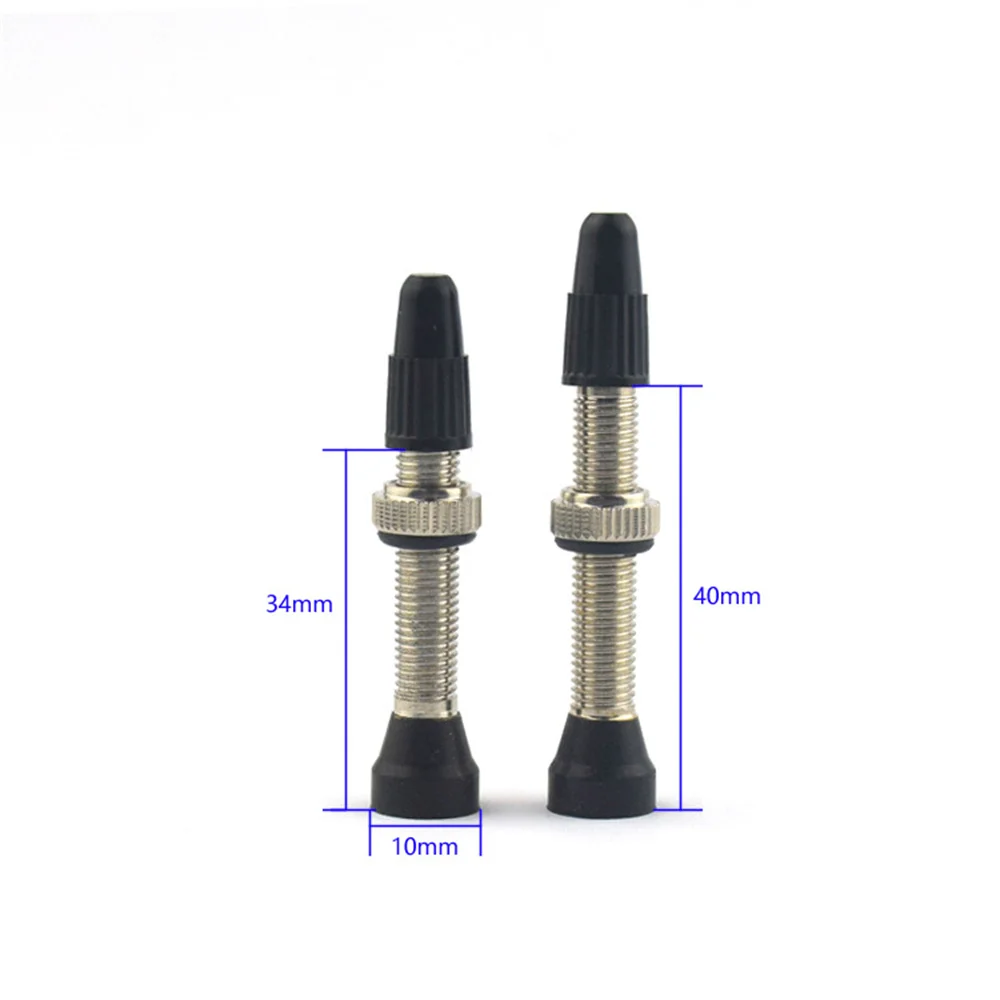 1Pcs Mountain Road Bike Bicycle Copper Metal Tubeless 40/44/60mm Valve Stems Bike Tyre Accessories MTB Road Bike Repair Tool