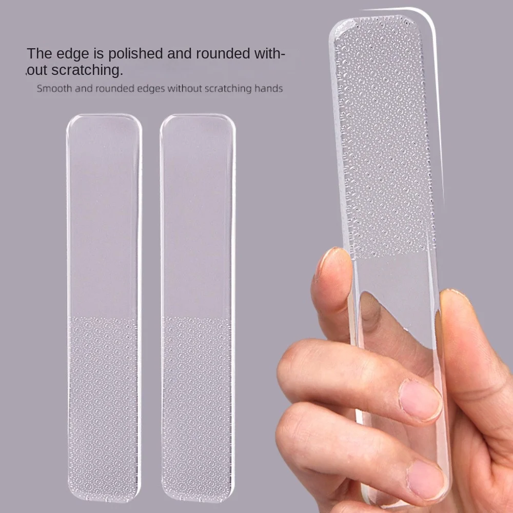 Foot Scrubber Nano Glass Foot File Foot Care Tools Callus Dead Skin Remover Glass Pedicure Tool Transparent Pedicure Rasps