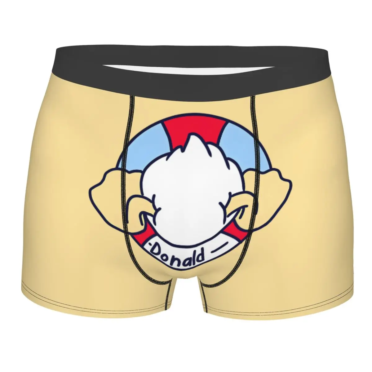 

Пользовательские шорты-боксеры с изображением Дональда Дака для Homme, забавное нижнее белье с 3D принтом, трусы, дышащие трусы
