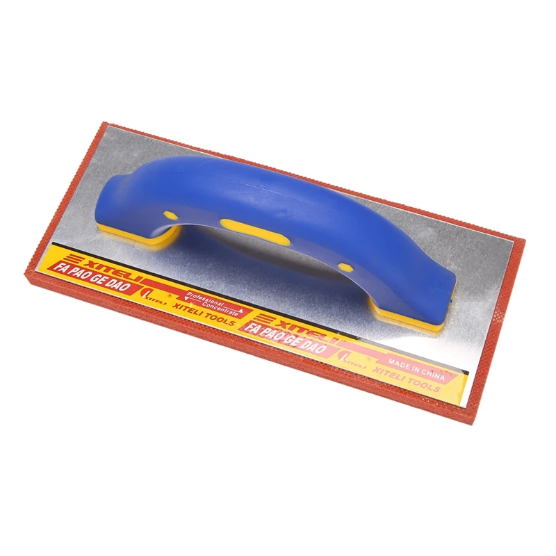 1 Rubber Foam Plastering Board, Hand-Held Tile Floor Grout, Floating Plastering Oil Skimming Mud Scraper Tiling Tool