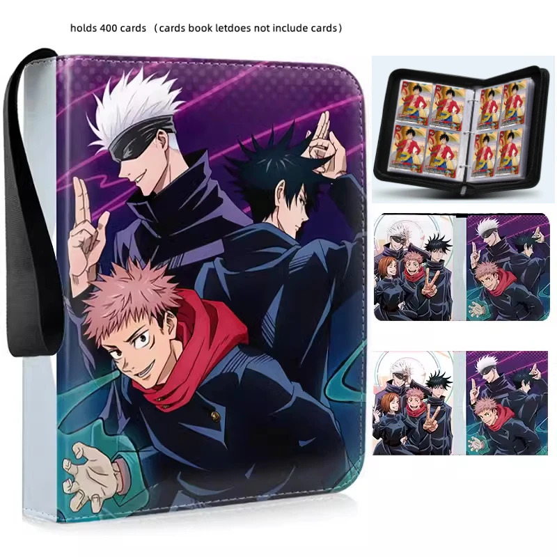 Jujutsu Kaisen Anime Collection Card Album Book Folder Phantom Parade 900pcs Zipper Card Binder Holder Toy Gift