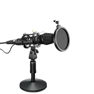 

Microphone recording, dedicated professional noise reduction, radio dubbing and song recording usb dynamic microphone