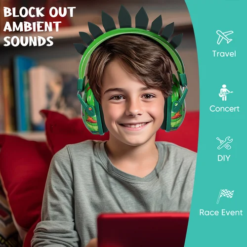 Imagen 2 del producto Orejeras de protección auditiva para niños y bebés, orejeras con reducción de ruido, defensa del autismo, sensibilidad de sonido, amortiguador de ruido, regalos bonitos,regalos para navidad