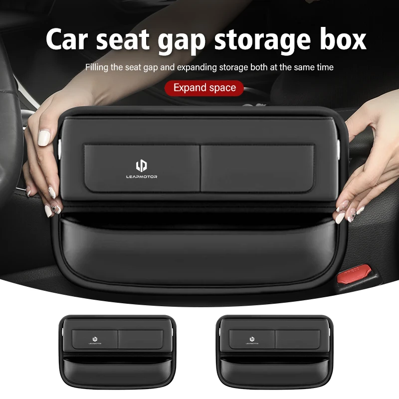 Car Seat Gap Organizer Console Crevice Filler Storage Box For Leapmotor Leap Motor C01 C11 T03 S01 C11 Reev 2022 2023 2021