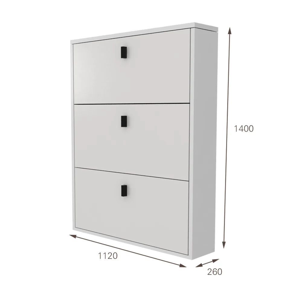 Simple S21 custom ultra-thin flip shoe cabinet home door large capacity entrance door porch cabinet