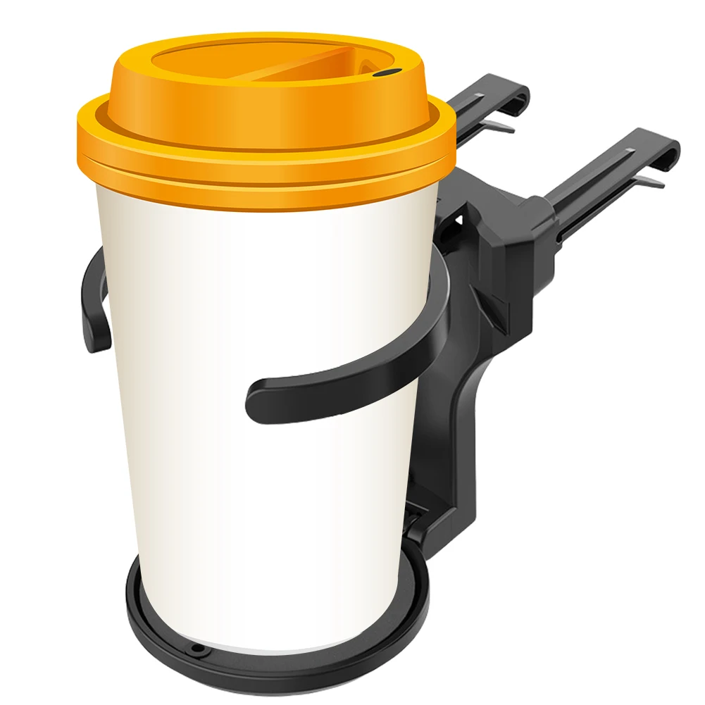 Car Outlet Cup Holder 360° Rotation Dashboard Cup Holder Adjustable Auto Vent Water Bottle Holder for Vehicles