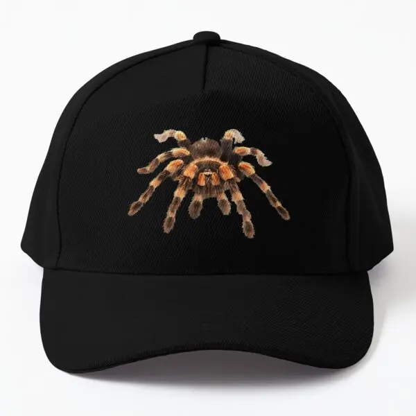 Tarantula Mexican Red Knee Tarantula  Baseball Cap Hat Mens Women Bonnet  Casquette Fish Spring  Sun Snapback Printed Black