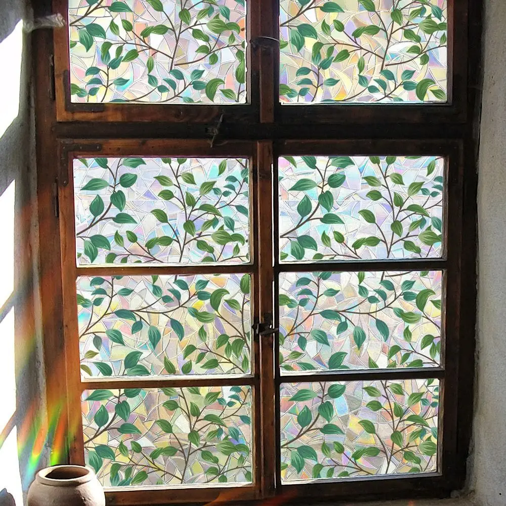 Multicolor Window Privacy Film DIY Accessoires Electrostatic Sun Catcher Glass Sticker Ornament