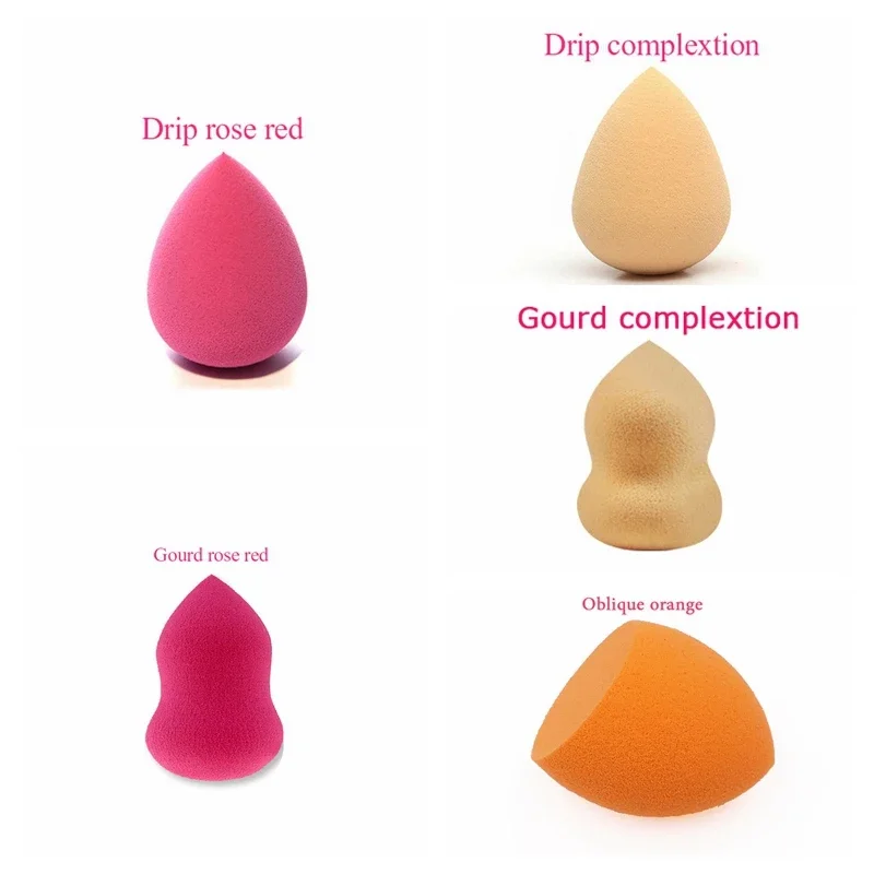 1 stks mini cosmetische bladerdeeg foundation make-up spons kalebas cosmetische bladerdeeg make-up spons voor gezicht