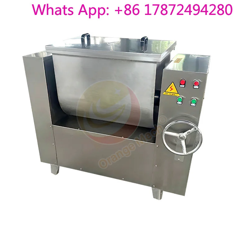

Professional Customizable Electric Automatic Commercial Meat Mixer, 1500L Small Long Stuffing Multi-purpose Mixer