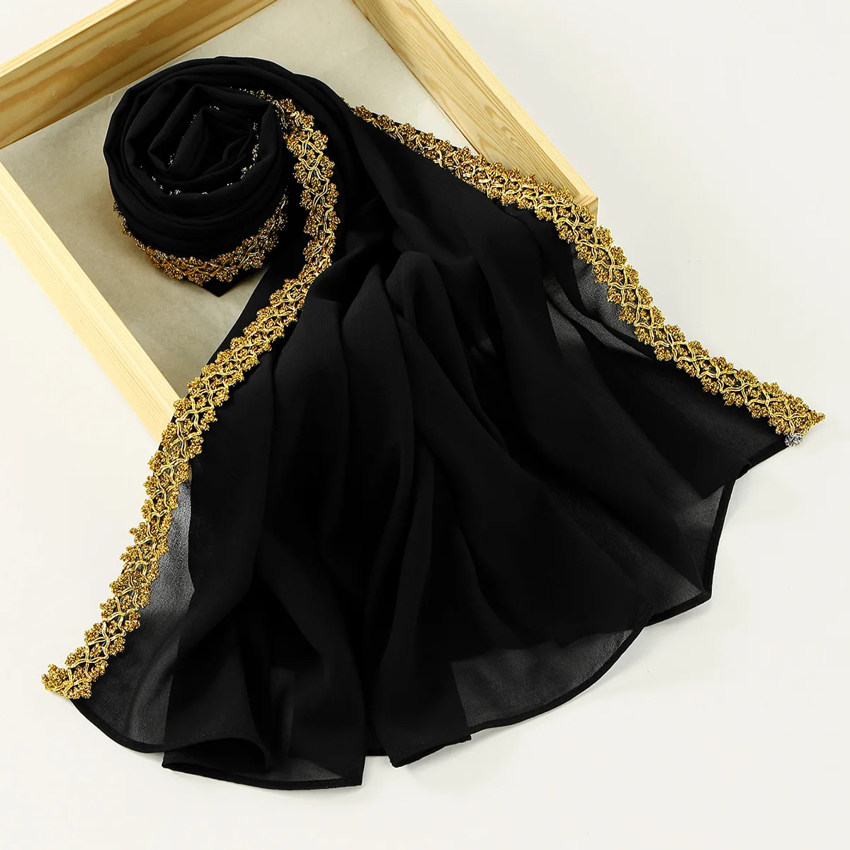 

Шали с вышивкой премиум-качества, мусульманский хиджаб, женский шифоновый длинный шарф, банданы, повязка на голову, Bufanda, платок, Turbante Mujer