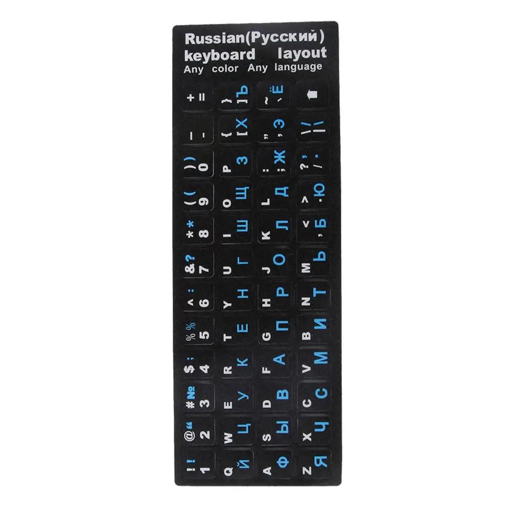 Desktop Laptop Notebook Keyboard Cover Black Pvc Sticker Flexible Washable Protector Accessory for Pc