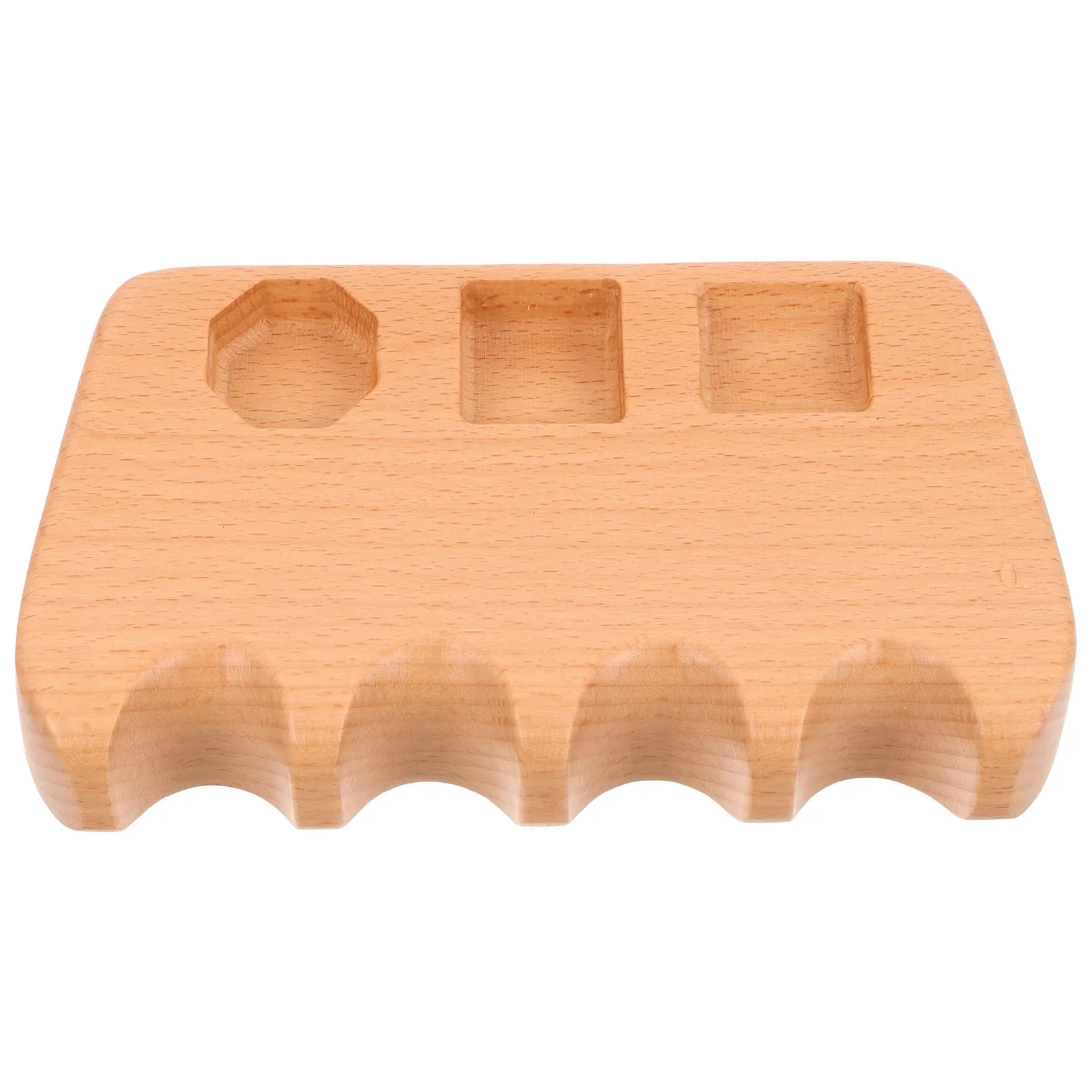 4-Cue Solid Wood Pool Cue Rack Portable Weighted Claw Holder Pool Stick Organizer Billiard Table Accessories Cue Stick Holder