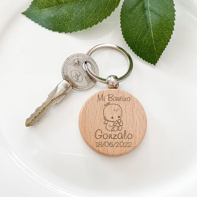 Custom wooden fashion keyrings