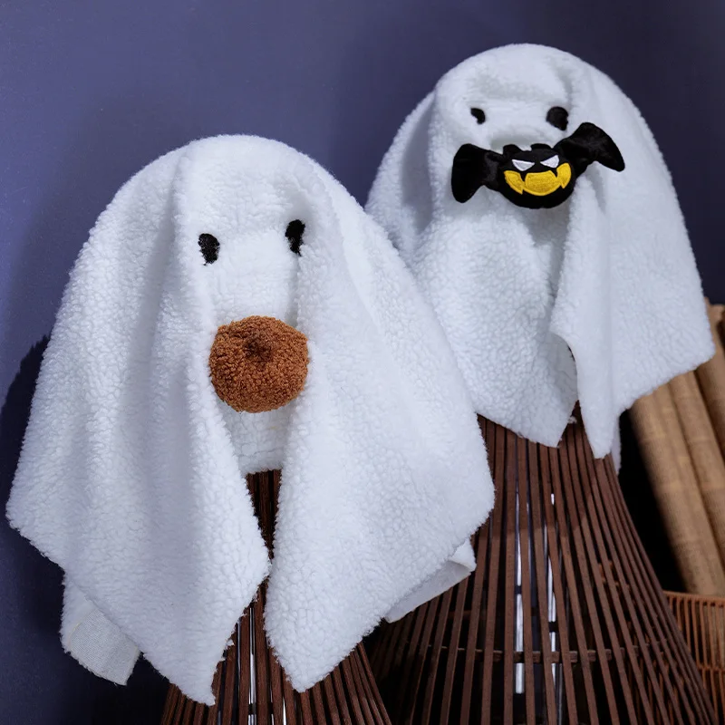 45cm divertido nuevo fantasma de Halloween muñeco de peluche almohada calabaza gato bat toalla fantasma juguete de peluche decoración del hogar regalo de Halloween para niños
