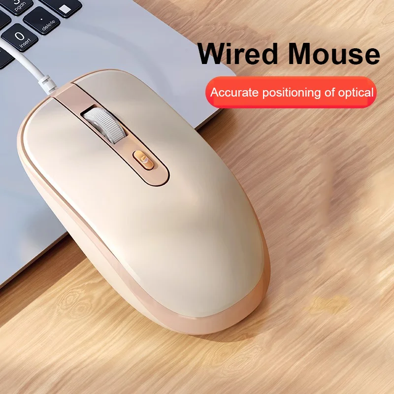 Wireless 2.4G Computer Mouse Cute Pink Mute 2400DPI Office Optical Mause Ergonomic Wired Lightweight Gaming Mice For Laptop PC