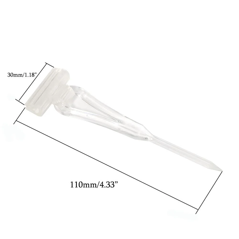 Rotating Swivel Sign Plug In Price Tag Holder Spike With Spike Clear For Ice