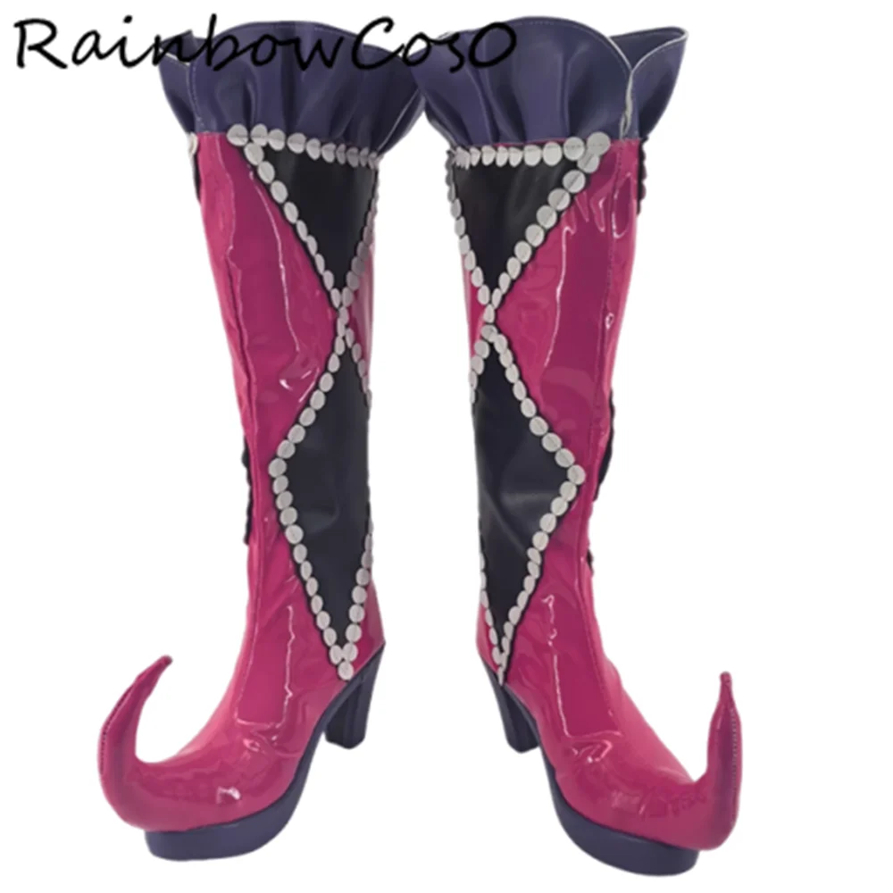 마나카 라알라 프리파라 코스프레 신발 부츠 게임 애니메이션 파티 할로윈 RainbowCos0 W5356