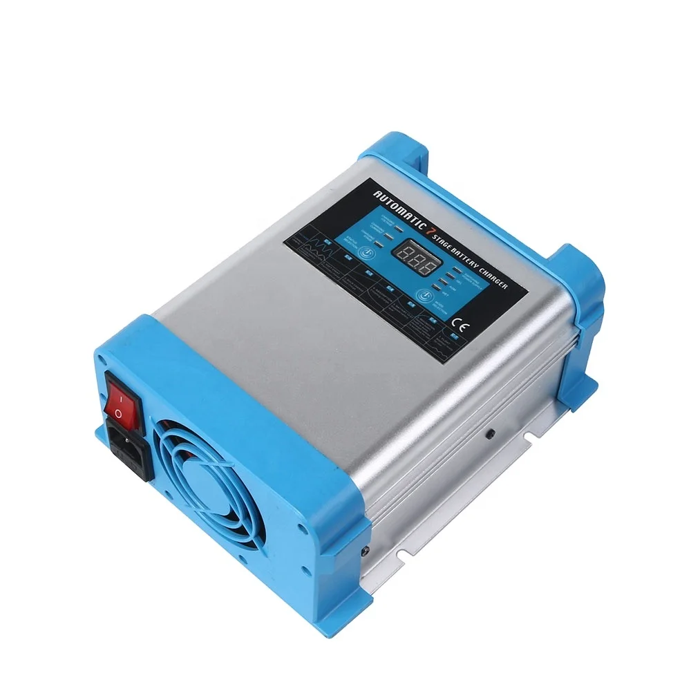 

Carspa Зарядное устройство для свинцово-кислотных аккумуляторов переменного тока в постоянный ток 24 В 20 А 25 А Автомобильное зарядное устройство для свинцово-кислотных аккумуляторов на лодке в влажной среде