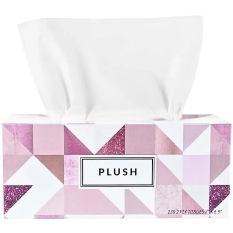 Tessuti ultra morbidi a 2 strati con elevata assorbimento e qualità durevole, ideali per l'uso in ufficio e comodità in viaggio, confezione da 5 ciascuno