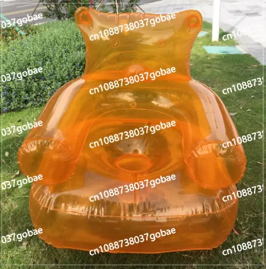 Inflatable bear sofa outdoor leisure modeling seat Internet celebrity cartoon PVC recliner
