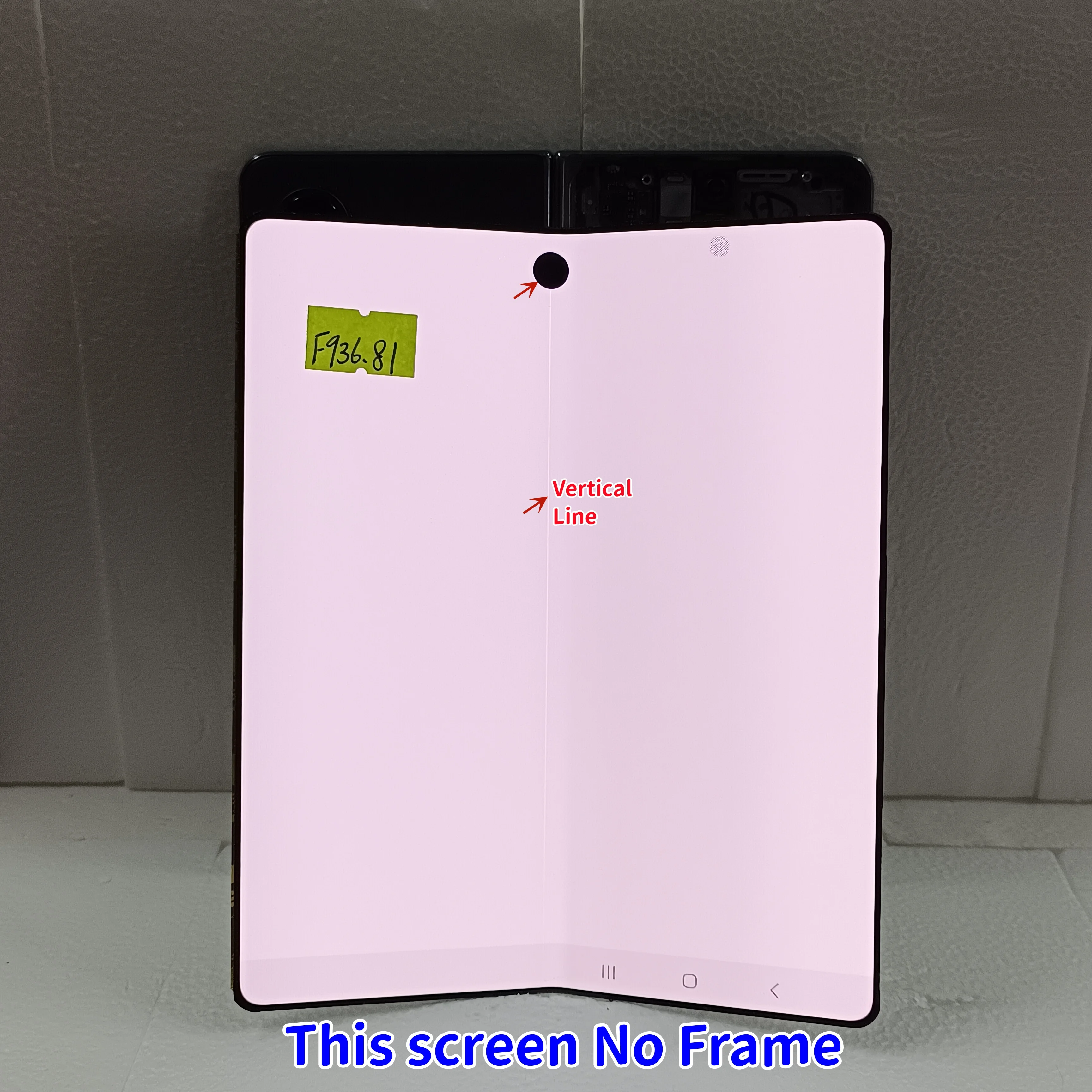 Imagem -06 - para Samsung z Fold F936 F936b F936u F936b ds Display Digitador da Tela de Toque z Fold4 com Defeito Tela Dobrável Interna 7.6