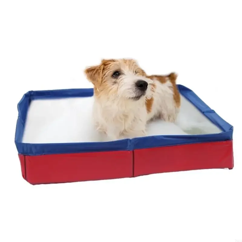 حمام سباحة الكلاب المحمولة PVC Pet Bathbontub حمام سباحة قابلة للطي للكلاب الصغيرة والقطط الاستخدام في الهواء الطلق الداخلي