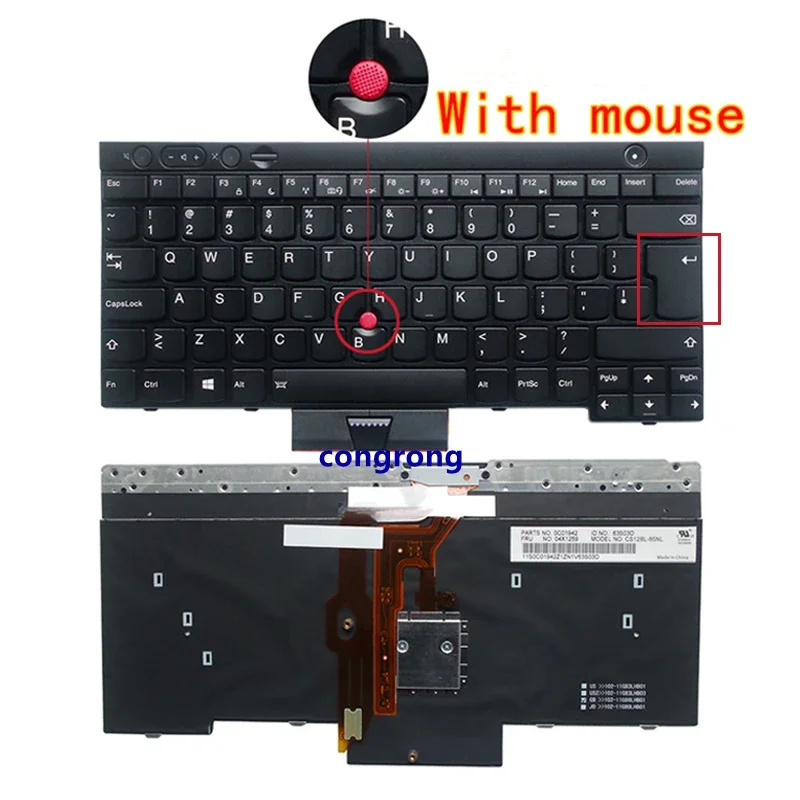 Laptop Keyboard For Lenovo Thinkpad T430 T430s L430 L530 T530 W530 X230