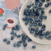 30 Pcs, 10*12mm, Fashionable, Multi-Color, Love Beads, Candy Color, Diy, Jewelry Making Materials, Suitable for Bracelets, Necklaces, Keychains, Christmas Handicrafts and Accessories