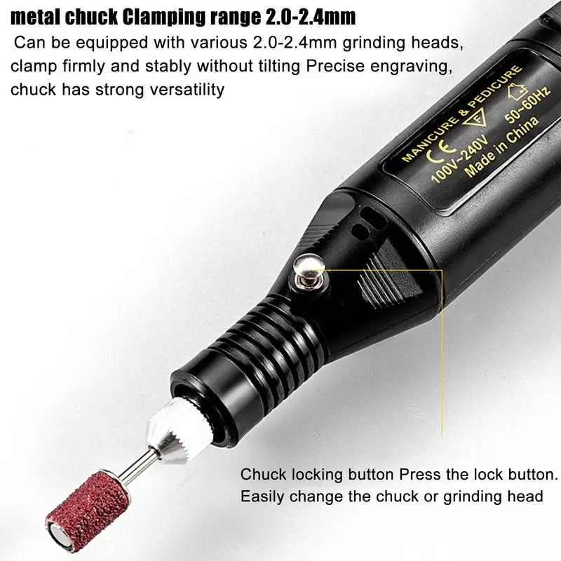 Petit outil de gravure électrique pour déterminer le graveur, polisseuse, V, outils à distance électriques, machine mise en œuvre pour le meulage et le polissage
