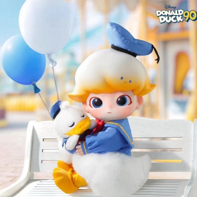 New Genuine Dimoo Donald Duck 1/8 Movable Figure Cute Dimoo Duck Design Collectible Models Table Top Decoration For Xmas Gift