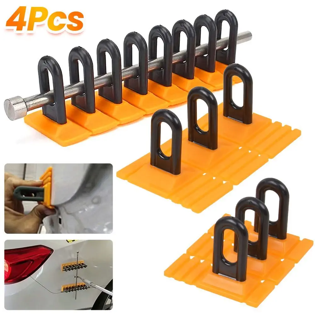 

4 шт., комплект для ремонта кузова, съемник, клеевые вкладки, набор автомобильных инструментов для удаления вмятин без покраски