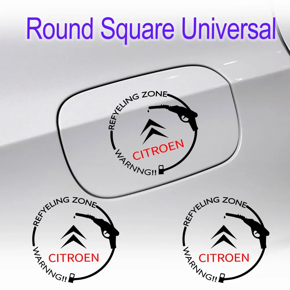 1 шт., автомобильный Стайлинг, ПВХ, виниловая крышка топливного бака, значок, декоративная наклейка для Citroen C1 C2 C3 Grand C4 Picasso C4L VTS C-ELYSEE