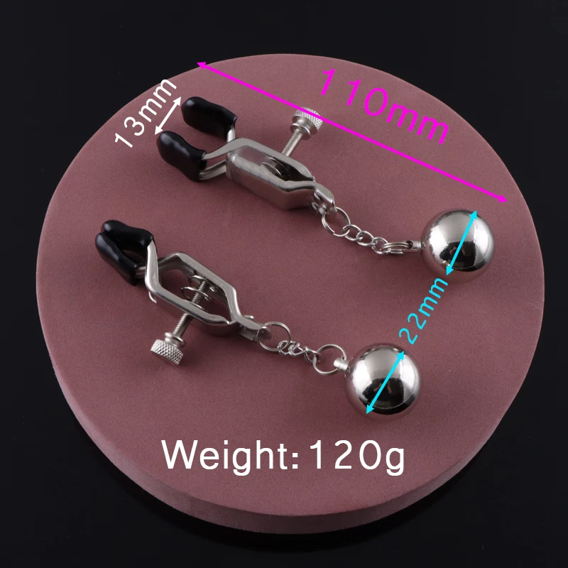 Strength Nipple Clamps Nipple Weights Bondage Gear Metal Clips For Nipples Adult Games Sex Toys For Women Female masturbation 18