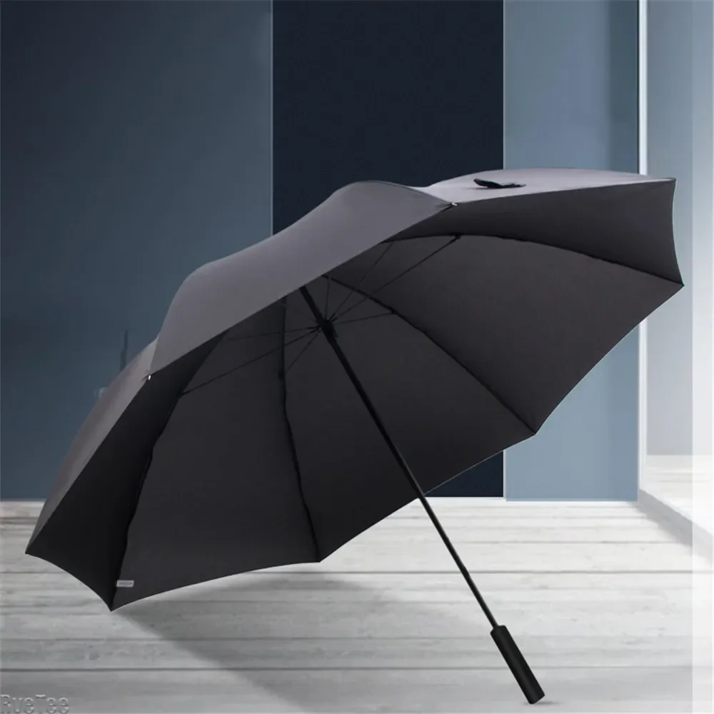 Carbon Fiber Long Handle Umbrella Full Carbon Fiber 8 Bones Ultra Lightweight Vinyl Manual Golf Sunscreen Rainproof Umbrella