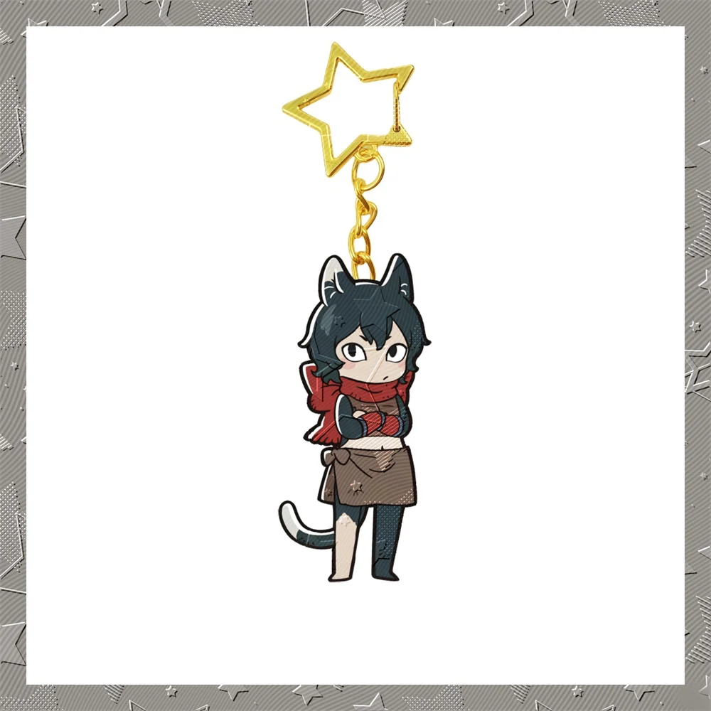 6CM HOT Anime Dungeon Meshi Acrylic Keychain Model Cosplay Characters Ornament Accessories Goods Christmas Collection Gifts