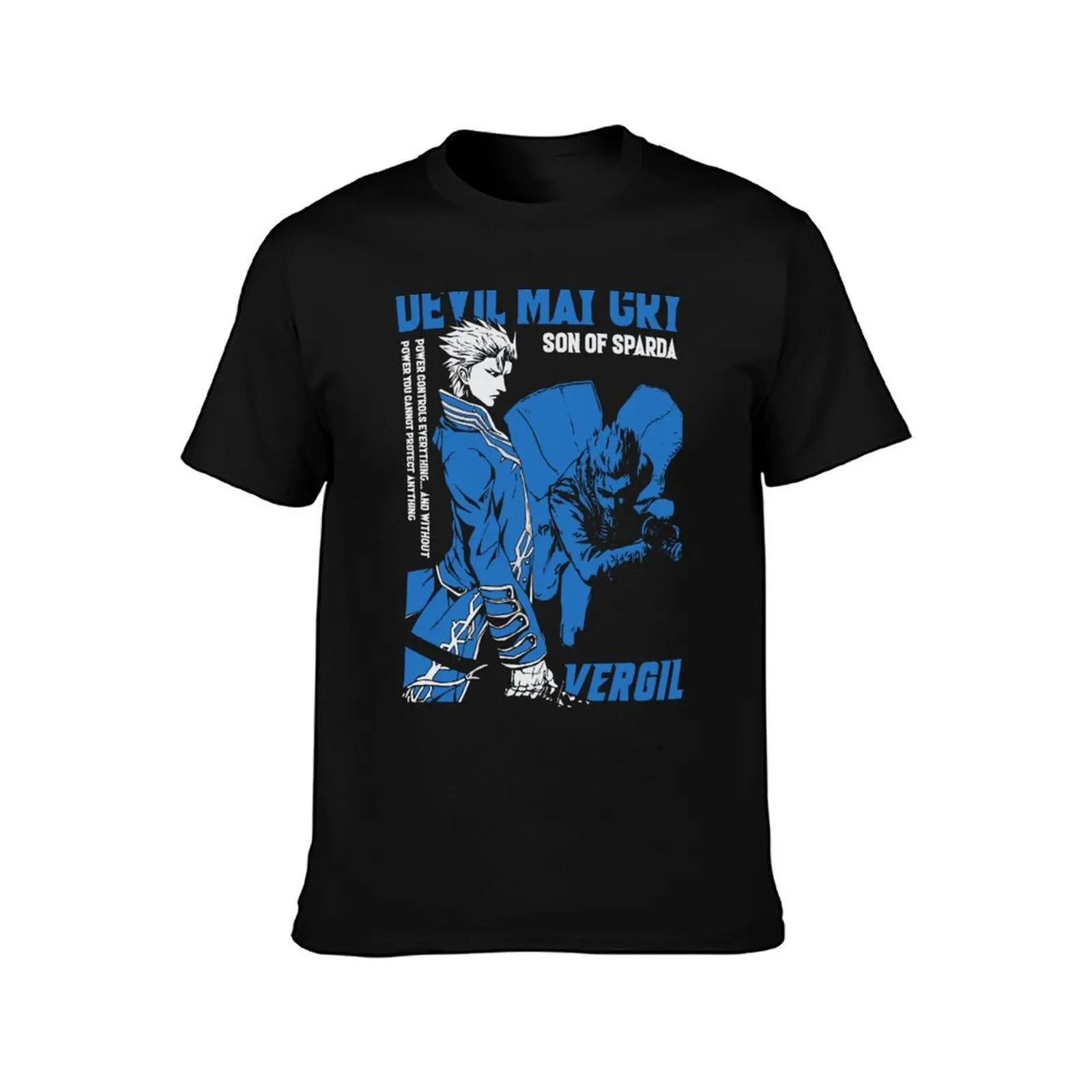 Devil May Cry Vergil T-Shirt Tough Fabric Work Tee