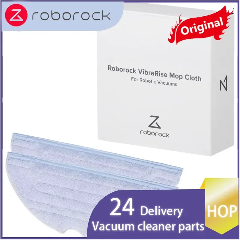 

Hop Original Roborock Accessories Mop Cloth*2 for S7/S8 Serie.roborock S7/S7 Max Ultra/S7 MaxV/S7 MaxV Ultra/S7 Pro Ultra/S8/S8+