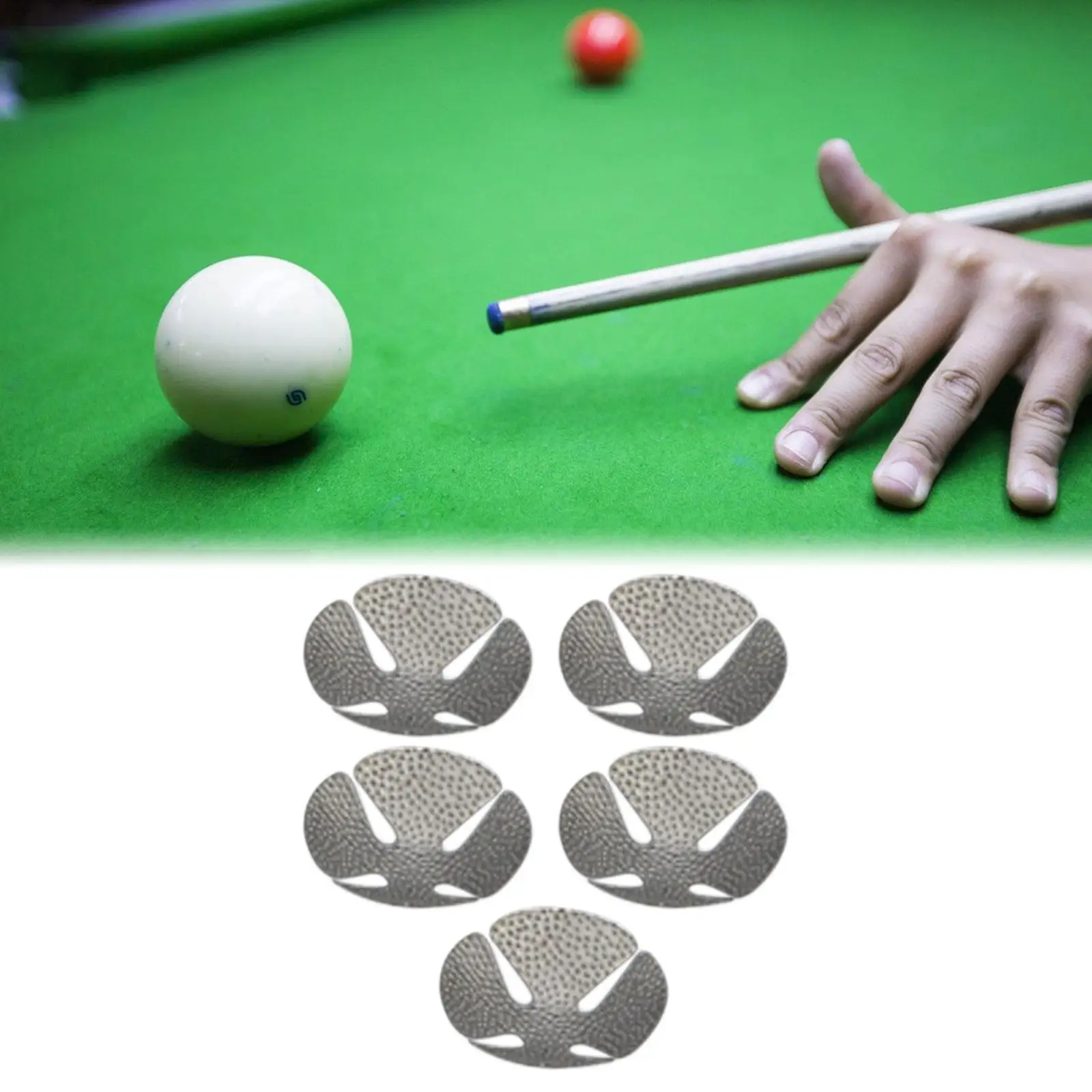 5 Pieces Billiards Pool Cue Tip Shaper Parts Portable Repairing Maintenance Cue Tip Scuffer Burnisher Professional Repair Tool view 5