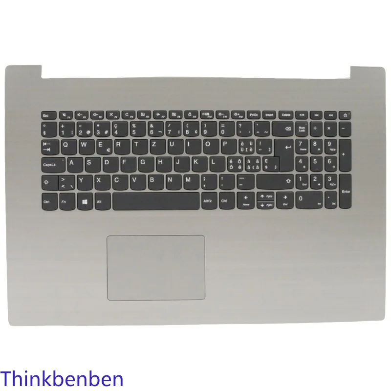 

Platinum Grey Upper Case Palmrest Shell Cover Keyboard For Lenovo Ideapad 330 17 17ICH 5CB0R48058