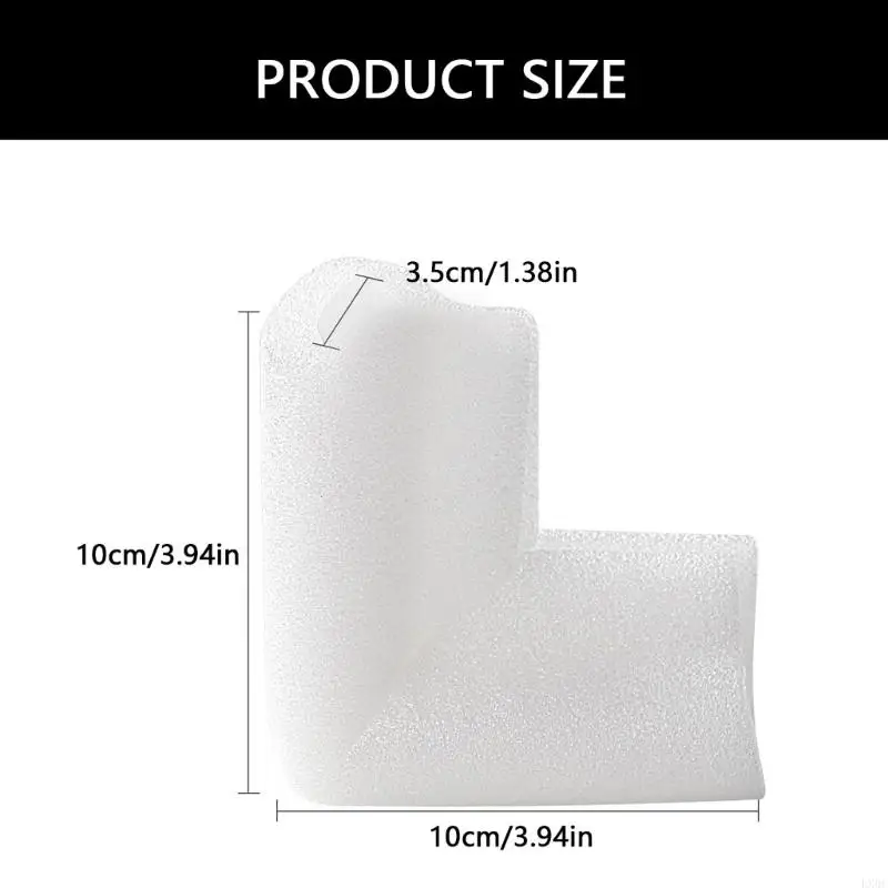 LX0C 24 pezzi Frame Photo Specchio schiuma morbida Protezioni per prevenire danni tampone delle protezioni per d'angolo