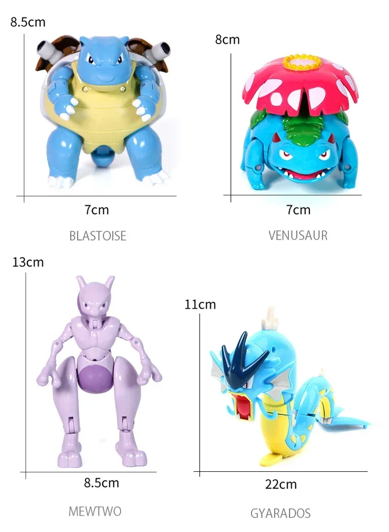 Pokeball Pokemon Figur Mewtwo Monster Pikachu Charizard Gyarados Eevee Pawmi Quaxly Fuecoco Action Poke Ball Spielzeug Kinder Geschenk – Detail 20