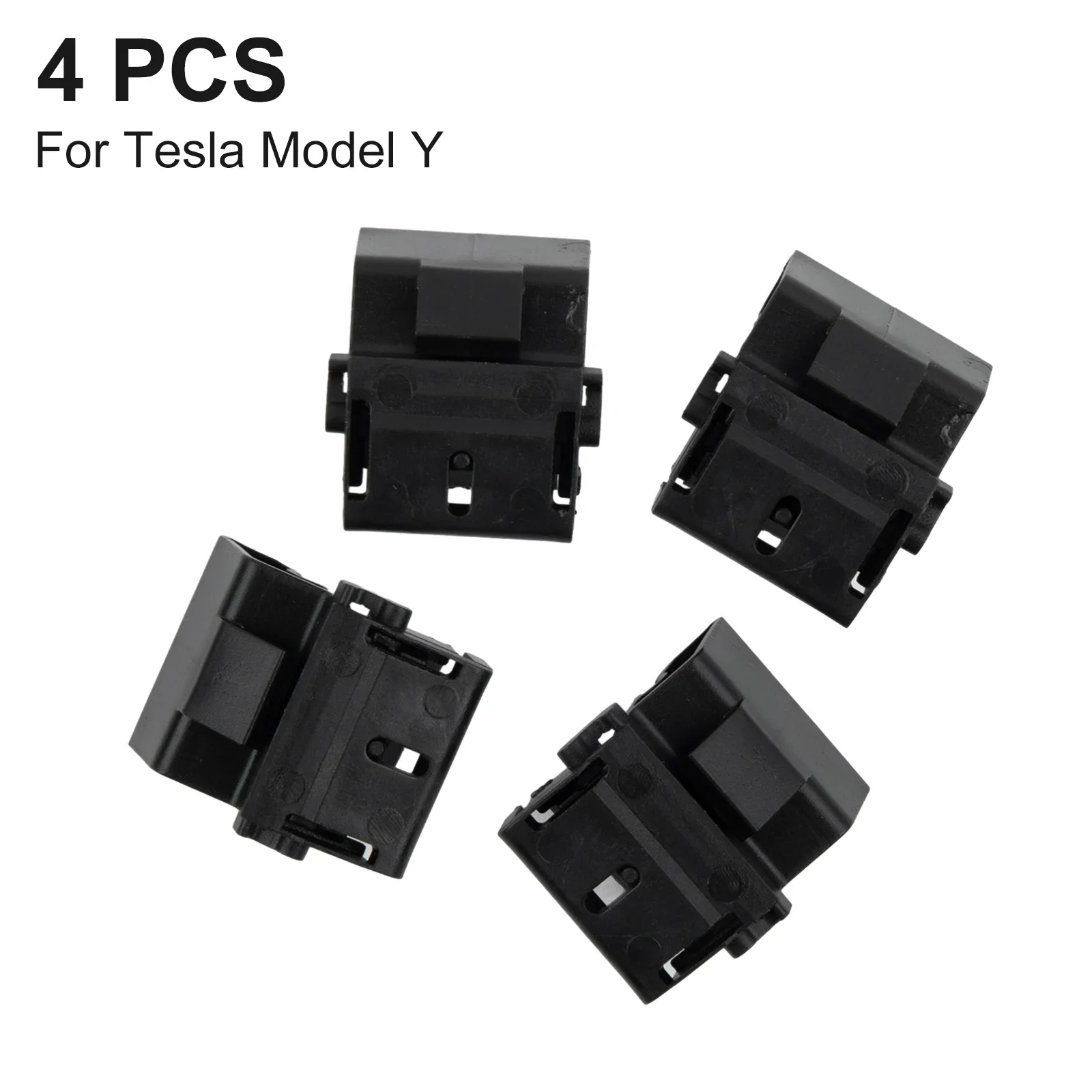 1-4pcs For Tesla Model Y 20-21 Front Bumper Box Buckle Hoods Trunks Clips 1472872-00-B Car Fastener Clips Interior Accessories