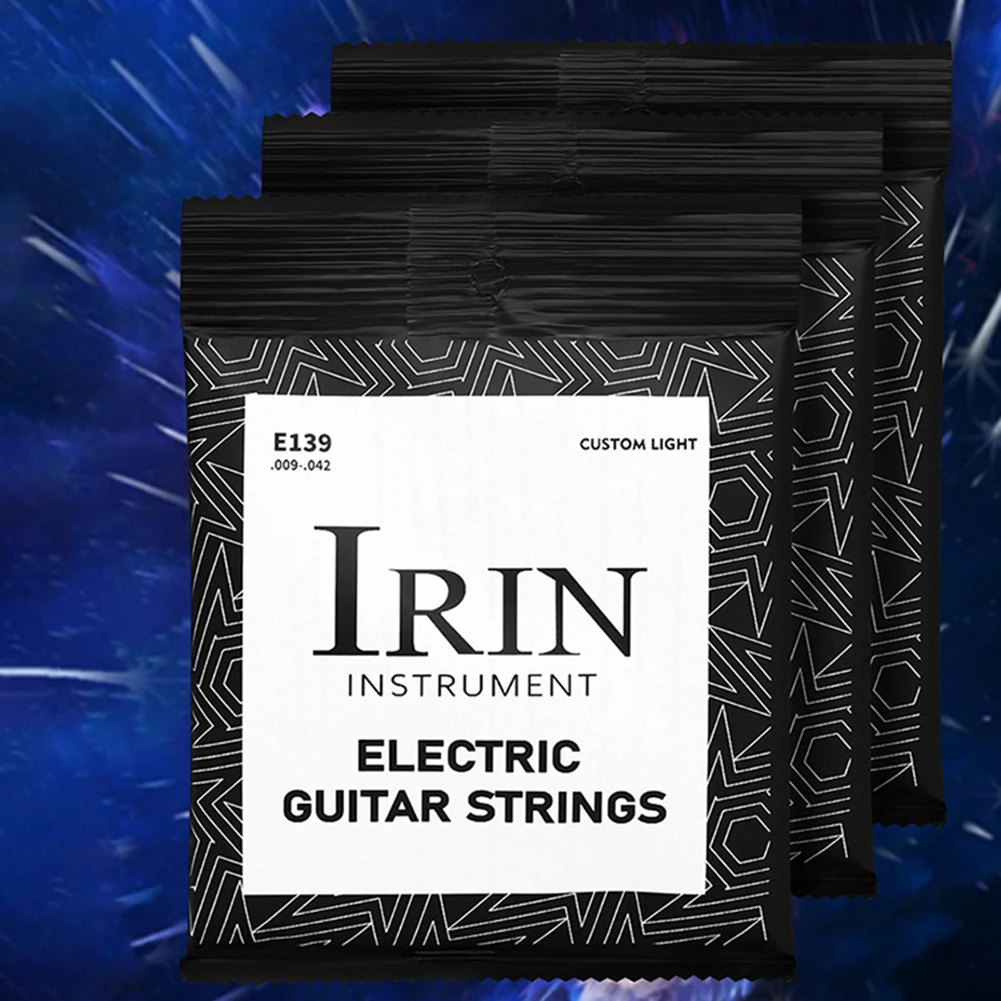 Features PCS Silver Electric Guitar Strings Full Resonance Silver PCS Strong Penetration Strong Voice Bright Bass