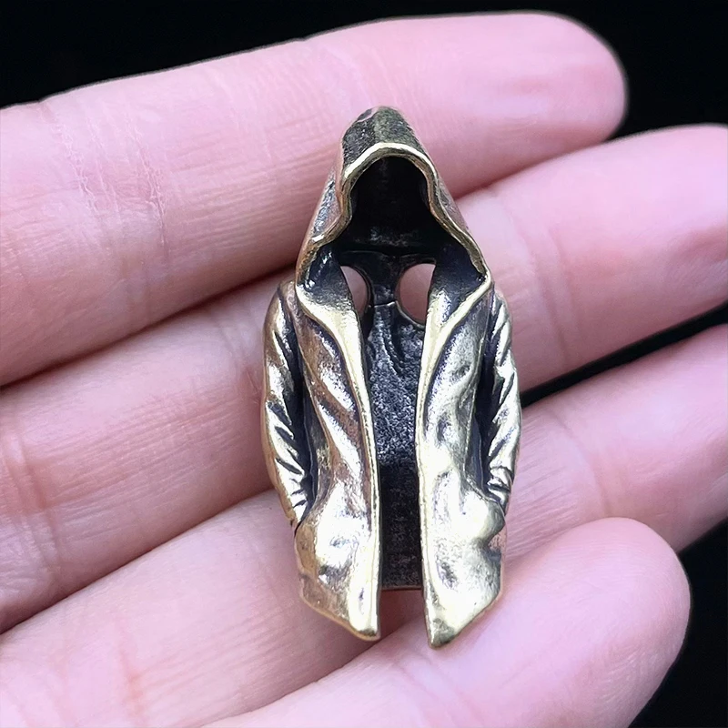 Cloak Knife Drop Brass Knife Beads EDC DIY Paracord Fidget Toy Paracord Rope Decompression Toy Edc