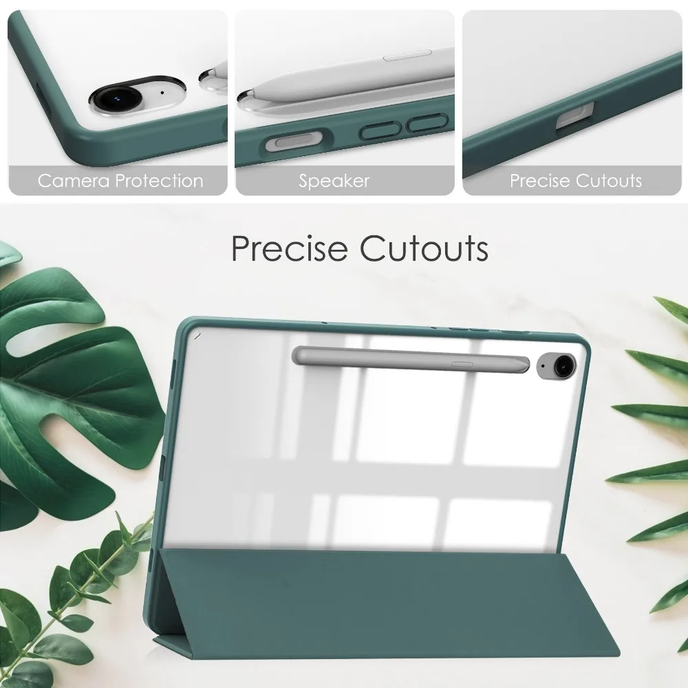For Samsung Galaxy Tab S10 FE 2025 SM-X520 X526B With Pencil Holder Case For Galaxy Tab S10 FE / S9 FE 10.9 inch Tablet Cover