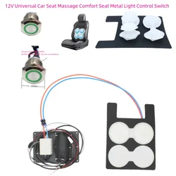 Car Seat back Electric Massage Lumbar Cushion back support universal 12 V car-styling 4 way airbag massage heated car cover